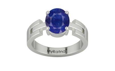 Sterling Silver Thailand Blue Sapphire Ring Prime Quality (R8)