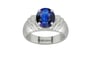 Sterling Silver Thailand Blue Sapphire Ring Rare Quality (R4)