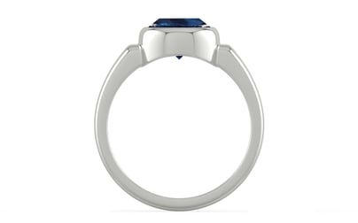 Sterling Silver Thailand Blue Sapphire Ring Rare Quality (R6)