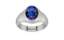 Sterling Silver Thailand Blue Sapphire Ring Rare Quality (R7)