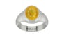 Sterling Silver Thailand Yellow Sapphire Ring Fine Quality (R7)