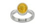 Sterling Silver Thailand Yellow Sapphire Ring Fine Quality (R9)