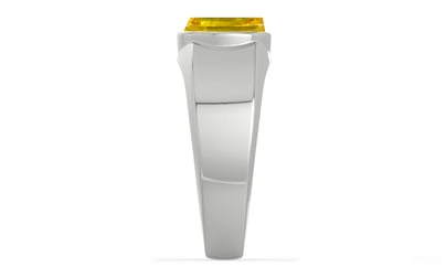 Sterling Silver Thailand Yellow Sapphire Ring Limited Quality (R10)