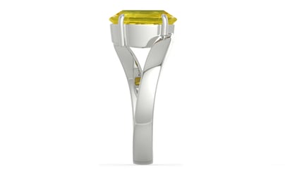 Sterling Silver Thailand Yellow Sapphire Ring Limited Quality (R2)