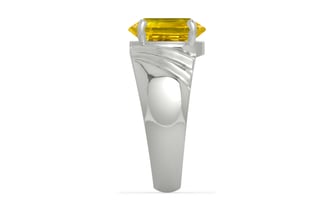 Sterling Silver Thailand Yellow Sapphire Ring Limited Quality (R4)