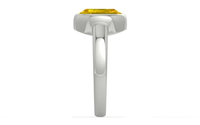 Sterling Silver Thailand Yellow Sapphire Ring Limited Quality (R6)