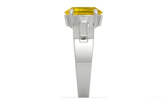 Sterling Silver Thailand Yellow Sapphire Ring Limited Quality (R8)