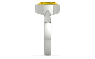 Sterling Silver Thailand Yellow Sapphire Ring Limited Quality (R9)