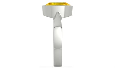 Sterling Silver Thailand Yellow Sapphire Ring Limited Quality (R9)