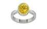 Sterling Silver Thailand Yellow Sapphire Ring Limited Quality (R9)