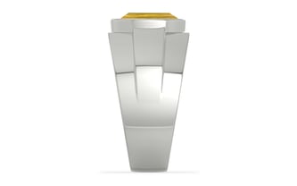 Sterling Silver Thailand Yellow Sapphire Ring Prime Quality (R1)