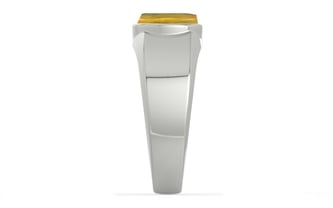 Sterling Silver Thailand Yellow Sapphire Ring Prime Quality (R10)