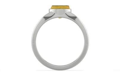Sterling Silver Thailand Yellow Sapphire Ring Prime Quality (R10)