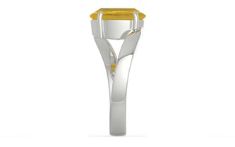 Sterling Silver Thailand Yellow Sapphire Ring Prime Quality (R2)