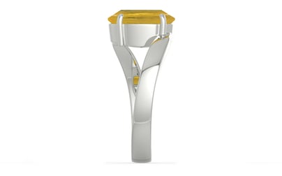 Sterling Silver Thailand Yellow Sapphire Ring Prime Quality (R2)