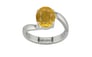 Sterling Silver Thailand Yellow Sapphire Ring Prime Quality (R2)