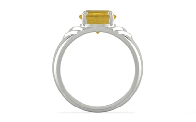Sterling Silver Thailand Yellow Sapphire Ring Prime Quality (R4)