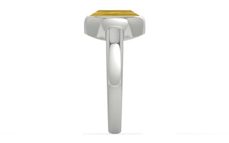 Sterling Silver Thailand Yellow Sapphire Ring Prime Quality (R6)