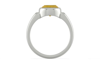 Sterling Silver Thailand Yellow Sapphire Ring Prime Quality (R6)