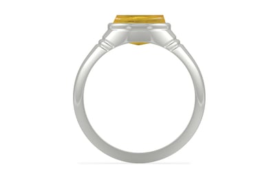 Sterling Silver Thailand Yellow Sapphire Ring Prime Quality (R7)