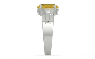 Sterling Silver Thailand Yellow Sapphire Ring Prime Quality (R8)