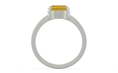 Sterling Silver Thailand Yellow Sapphire Ring Prime Quality (R8)