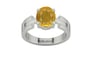 Sterling Silver Thailand Yellow Sapphire Ring Prime Quality (R8)