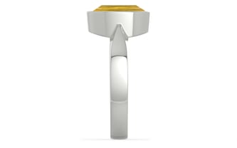 Sterling Silver Thailand Yellow Sapphire Ring Prime Quality (R9)