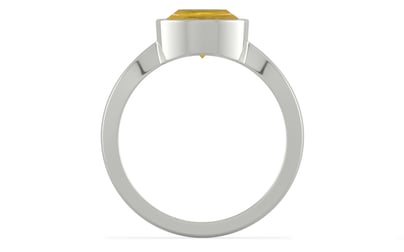 Sterling Silver Thailand Yellow Sapphire Ring Prime Quality (R9)