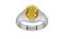 Sterling Silver Thailand Yellow Sapphire Ring Rare Quality (R7)