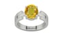 Sterling Silver Thailand Yellow Sapphire Ring Rare Quality (R8)