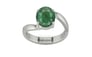 Sterling Silver Zambian Emerald Ring Fine Quality (R2)