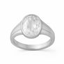 Stylish 925 Sterling Silver Zircon Gemstone Ring For Female