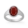 Stylish Hessonite Gomed 925 Sterling Silver Ring for Women
