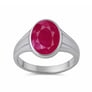 Stylish Ruby 925 Sterling Silver Ring for Women