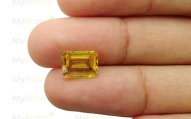 Thailand Yellow Sapphire - 3.04 Carat Limited Quality BYS-6564