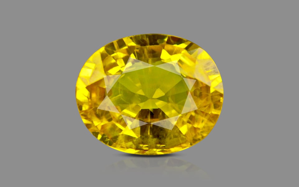 Thailand Yellow Sapphire - 3.19 Carat Prime Quality BYS-6712