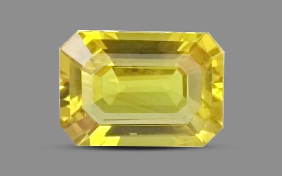 Thailand Yellow Sapphire - 3.49 Carat Rare Quality BYS-6670 