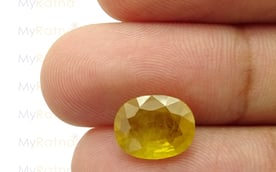 Thailand Yellow Sapphire - 3.84 Carat Fine Quality BYS-6590