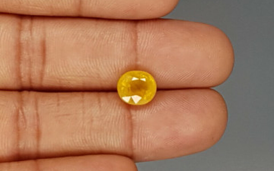 Thailand Yellow Sapphire - 4.07 Carat Prime Quality BYSGF-12060