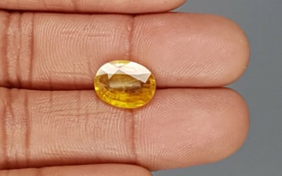 Thailand Yellow Sapphire - 4.13 Carat Prime Quality BYS-6743