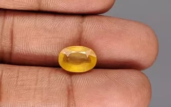 Thailand Yellow Sapphire - 4.36 Carat Prime Quality BYSGF-12069
