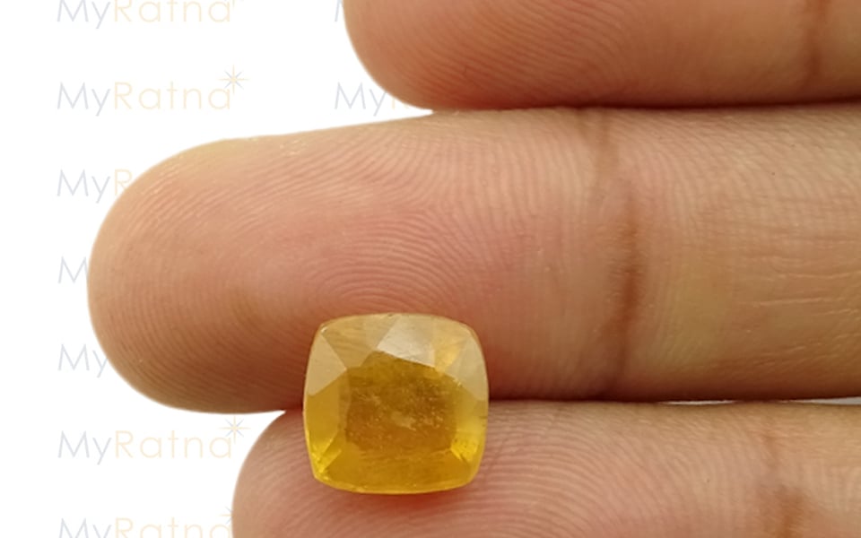 Thailand Yellow Sapphire - 4.98 Carat Fine Quality BYSGF-12009