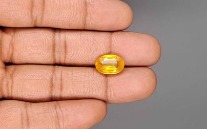 Thailand Yellow Sapphire - 6.77 Carat Rare Quality BYSGF-12205