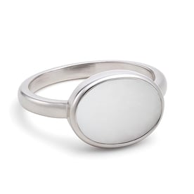 Timeless Opal Stone Sterling Silver Ring for Women