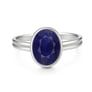 Timeless Sterling Silver Blue Sapphire Women’s Ring