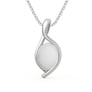 Timeless Sterling Silver Opal Stone Pendant