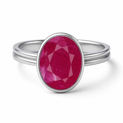 Timeless Sterling Silver Ruby Women’s Ring