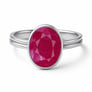 Timeless Sterling Silver Ruby Women’s Ring