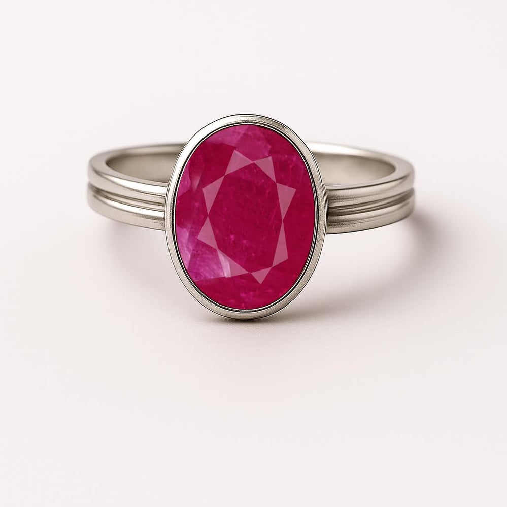 Timeless Sterling Silver Ruby Women’s Ring